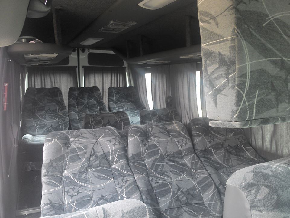 Interior do nosso moderno veículo.